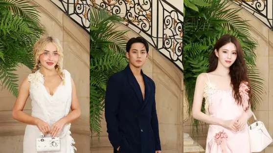 Gaya Terbaik Selebriti di Dior Haute Couture Fall/Winter 2026/2027, Han So Hee hingga MINGYU Tampil Elegan