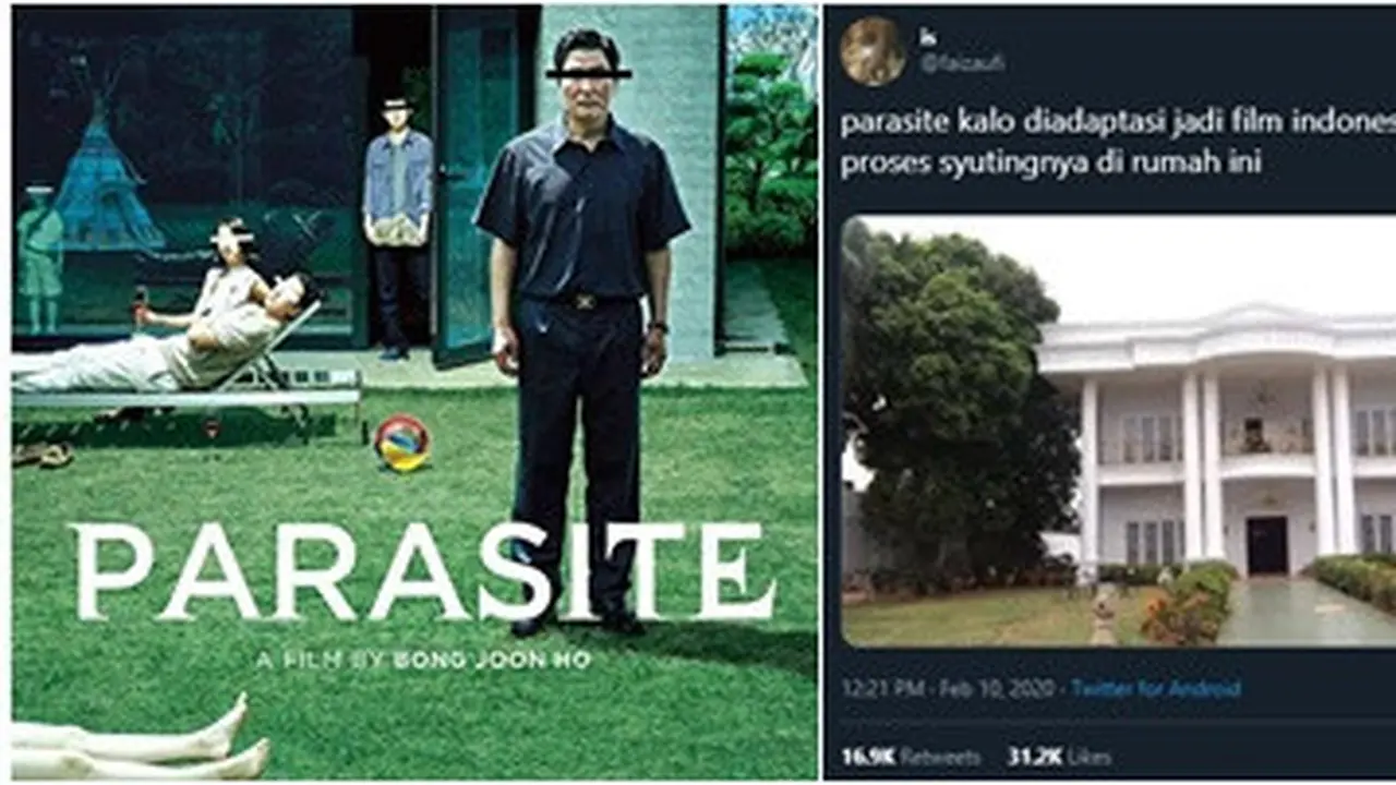Meme Jika Parasite Diadaptasi Jadi Film Indonesia