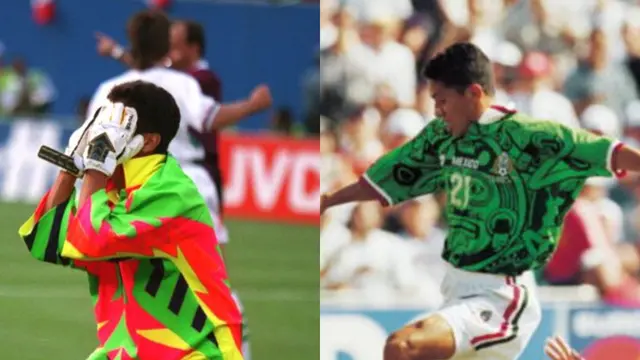 Jersey Meksiko di Piala Dunia 1994 dan 1998