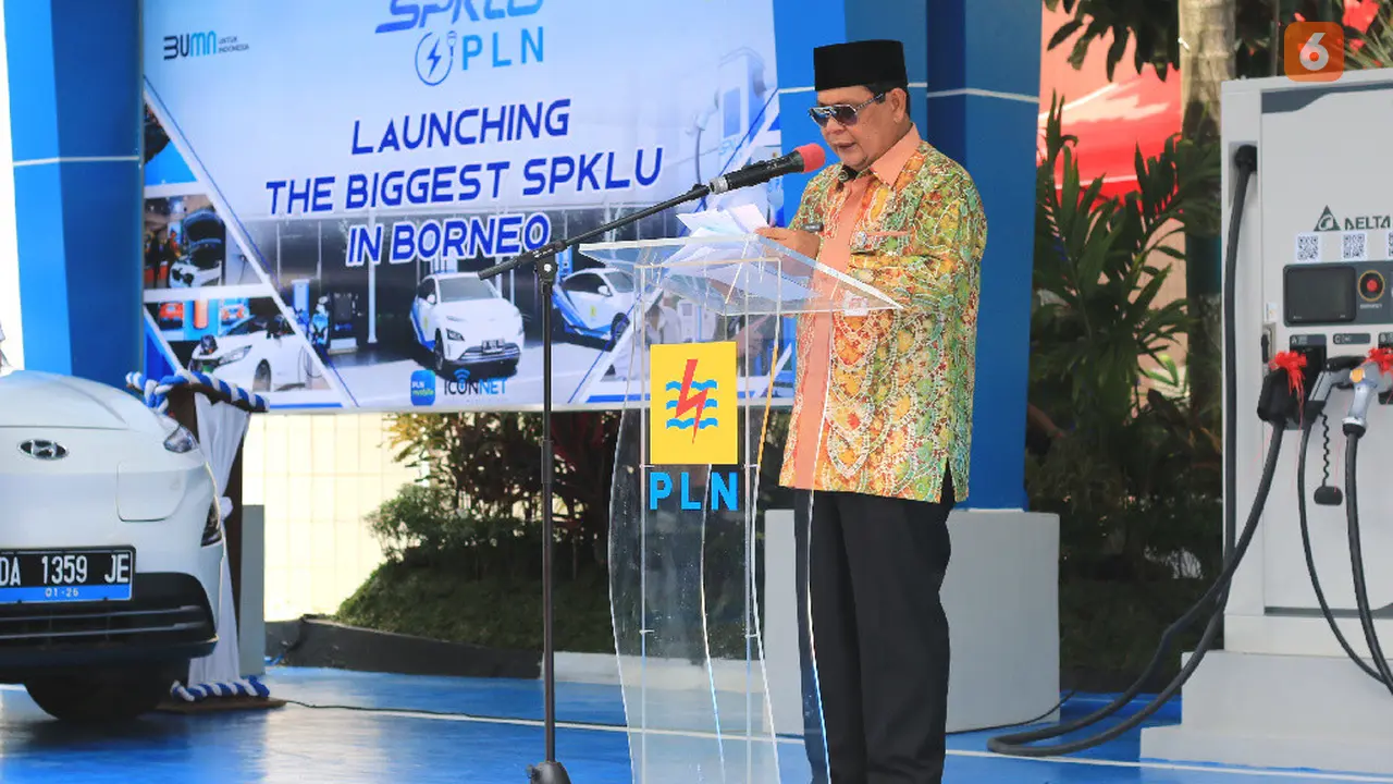 Stasiun Pengisian Kendaraan Listrik Umum (SPKLU).