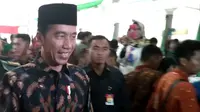 Presiden Jokowi hadiri Kongres ke-30 HMI. (Liputan6.com/Rezki Apriliya Iskandar)