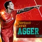 Ilustrasi Daniel Agger (Liputan6.com/Sangaji)