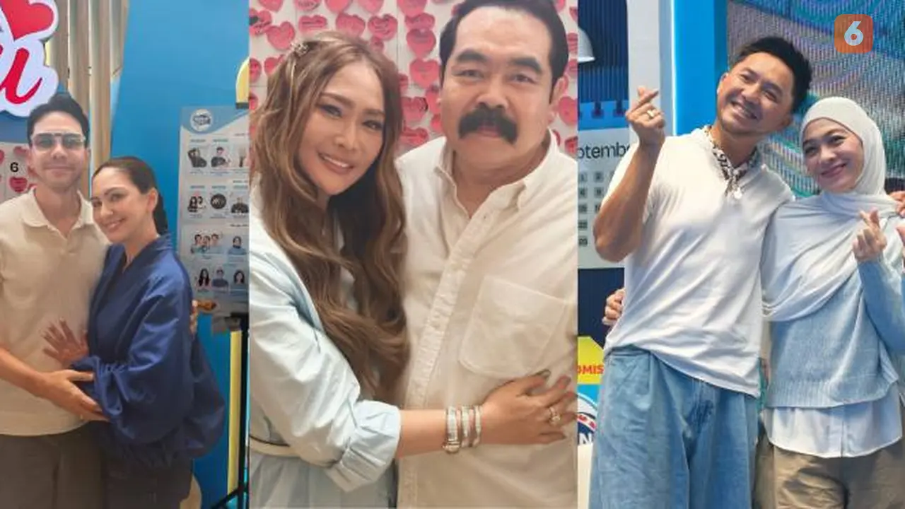 Inul Daratista, Donna Agnesia, Dian Ayu Lestari (Foto: Aditya Eka Prawira/Liputan6.com)