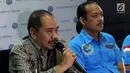 Deputi Pemberantasan BNN Irjen Arman Depari dan Kepala Departemen Penyidikan Sektor Jasa Keuangan Irjen Pol Rokhmad Sunanto dalam rilis kasus Tindak Pidana Pencucian Uang (TPPU) narkotika di kantor BNN, Jakarta, Selasa (28/2). (Liputan6.com/Arya Manggala)