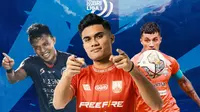 BRI Liga 1 - Dedik Setiawan, Ramadhan Sananta, Stefano Lilipaly (Bola.com/Adreanus Titus)