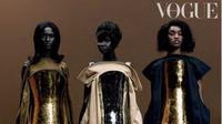 Diduga Edit Foto Model Afrika Jadi Makin Gelap, Vogue Inggris Banjir Kritikan.  photographed by @RafaelPavarotti. (dok.Instagram @britishvogue