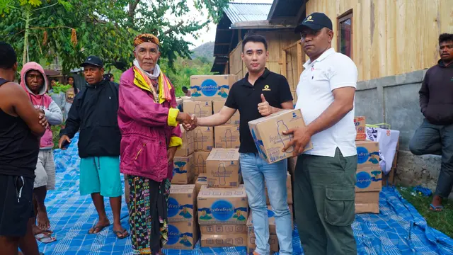 Menembus Wilayah Terdampak Gempa NTT, Tim Lemomo Jadi Salah Satu yang Pertama Salurkan Bantuan ke Pota