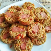 Ilustrasi omelet mie. (Liputan6.com/IG/dhina_kesumawati)