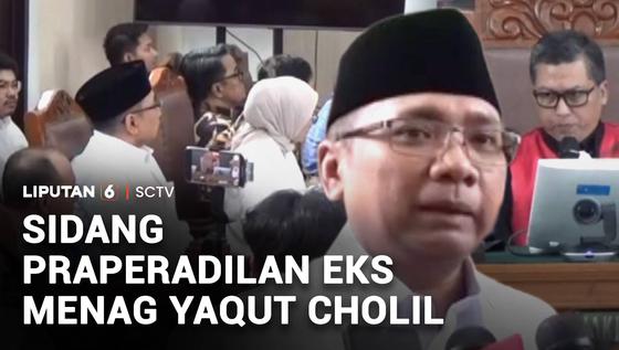 Sidang Praperadilan Eks Menag Yaqut Cholil