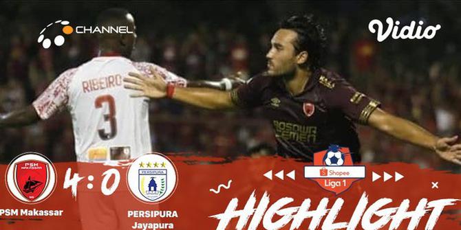 VIDEO: Highlights Liga 1 2019, PSM vs Persipura 4-0