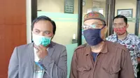 Rohman Hidayat kuasa hukum Ferdian Paleka Cs dan Roni, orang tua M. Aidil. (Liputan6.com/Huyogo Simbolon)