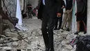 Mereka lebih lanjut menyatakan bahwa dua warga Palestina lainnya terluka oleh pecahan peluru tajam dan dipindahkan ke rumah sakit, sementara empat lainnya terluka oleh pecahan peluru tajam dan dirawat di lapangan. (AFP/Zain Jaafar)