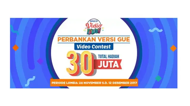 Ayo beropini lewat Kontes Video #PerbankanVersiGue dan bawa hadiah total jutaan rupiah!