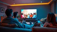 cara nonton film gratis ©Ilustrasi dibuat AI