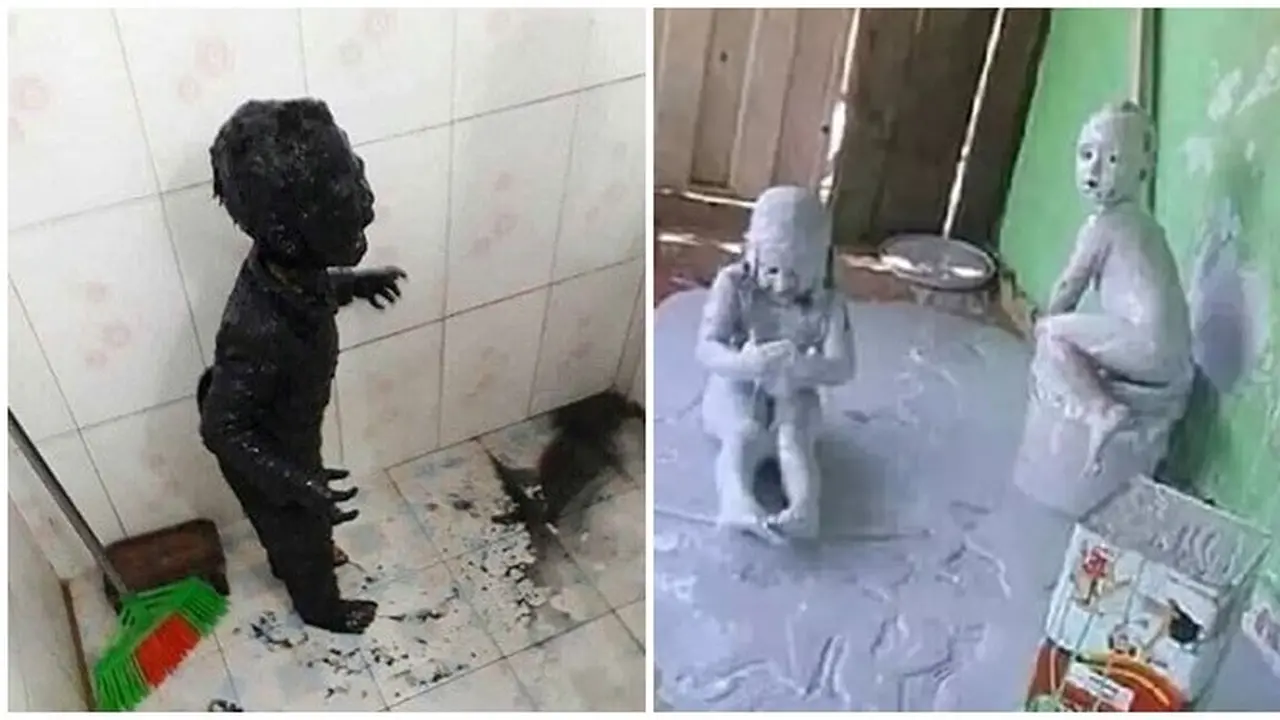 Kelakuan Polos Anak Kecil Ini Bikin Geleng Geleng, Antara Mau Sedih dan Ketawa