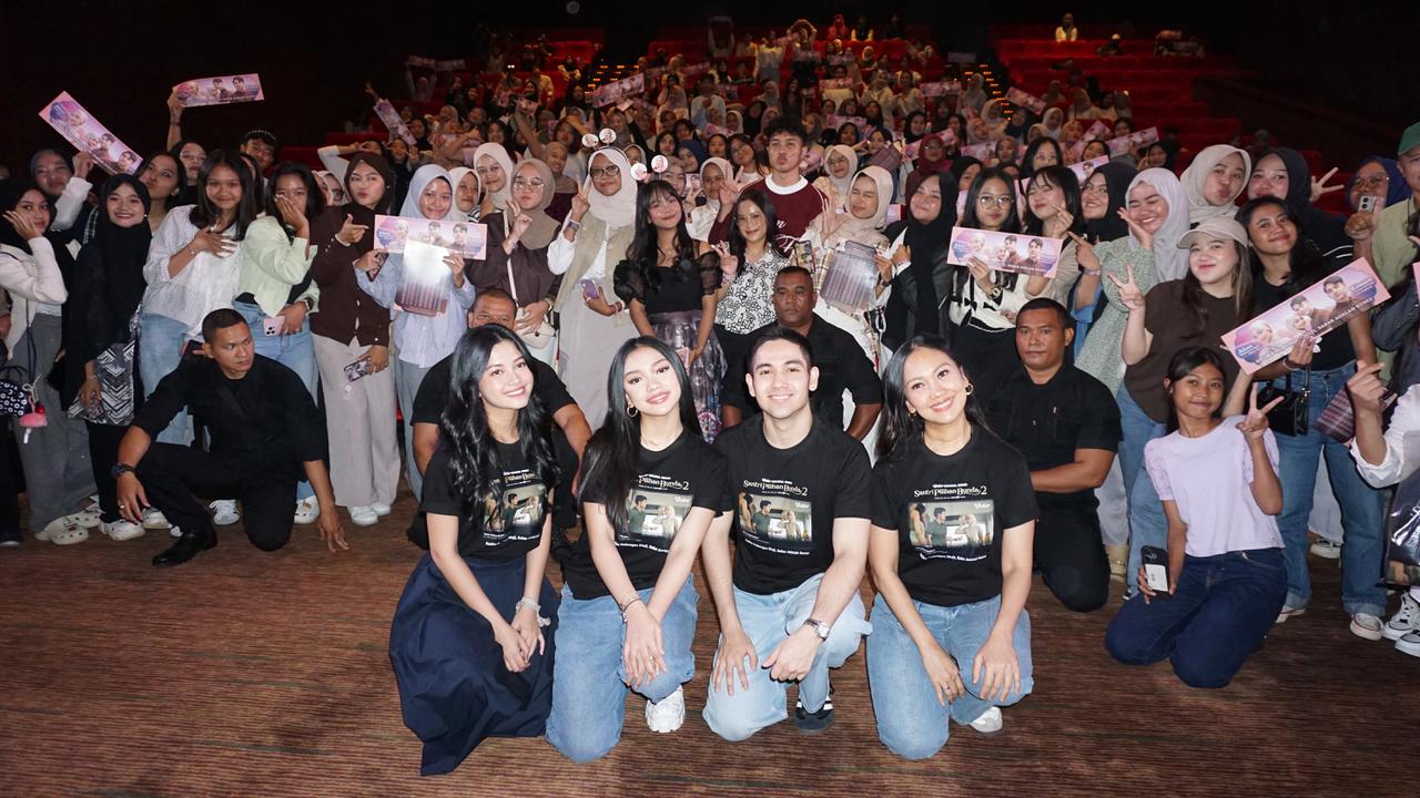 Roadshow Sabar: Santri Pilihan Bunda Bikin Nobar, di Bandung. (dok. Vidio)