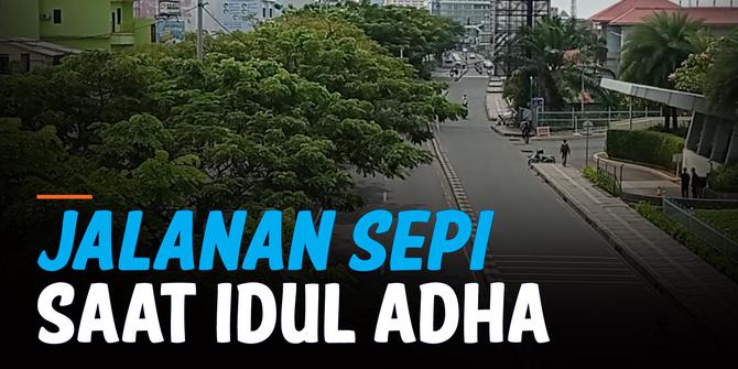 VIDEO: Libur Idul Adha, Jalan Margonda Depok Sepi