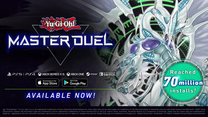 <p>Yu-Gi-Oh! Master Duel Capai 70 Juta Uduhan, Konami Gelar Event Spesial dan Kartu Baru Menanti!. (Doc: Konami)</p>