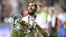 Saat bersama Real Madrid dari 2009-2016, Alvaro Arbeloa telah meraih satu gelar La Liga, dua gelar Copa Del Rey dan dua gelar Liga Champions. (AFP/Franck Fife)