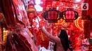 Untuk informasi, kawasan Pecinan Glodok merupakan salah satu tempat mencari pernak-pernik khas Imlek di Jakarta. (Magang/Liputan6.com/Muhammad Rizal)