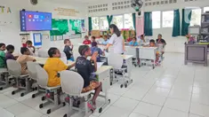 Suasana kelas tambahan di Sekolah Asrama Taruna Papua. SATP adalah sekolah berbasis asrama milik Yayasan Pemberdayaan Masyarakat Amugme dan Kamoro (YPMAK). (Foto: Liputan6.com)