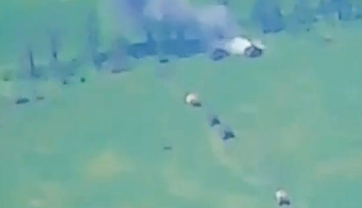 Donetsk merupakan salah satu dari empat wilayah Ukraina yang dianeksasi secara sepihak oleh Kremlin pada September tahun lalu. Ketiga wilayah lainnya merupakan Luhansk, Zaporizhzhia dan Kherson. (Russian Defense Ministry Press Service via AP)