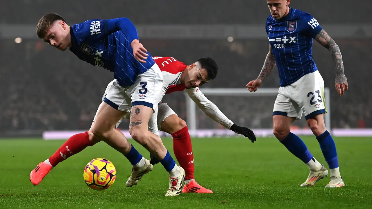 Arsenal Susah Pajah Jinakkan Ipswich