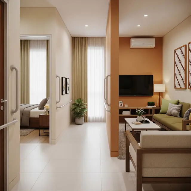 9 Model Rumah Lansia dengan Kamar Dekat Dapur dan Kamar Mandi, Kenyamanan Optimal
