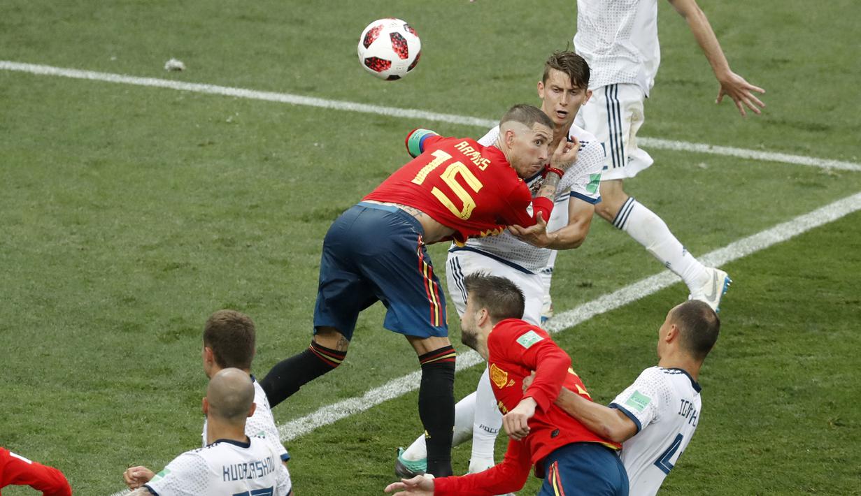 FOTO Spanyol Kalah Dari Rusia Lewat Adu Penalti Pesta Bola Rusia