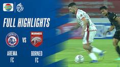 Berita Video, Highlights BRI Liga 1, Borneo FC Tahan Imbang Arema FC 2-2 pada Minggu (22/3/2022)