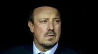 Rafael Benitez dipecat dari kursi pelatih Real Madrid pada Senin (4/1/2016) waktu setempat. (AFP/Dani Pozo)