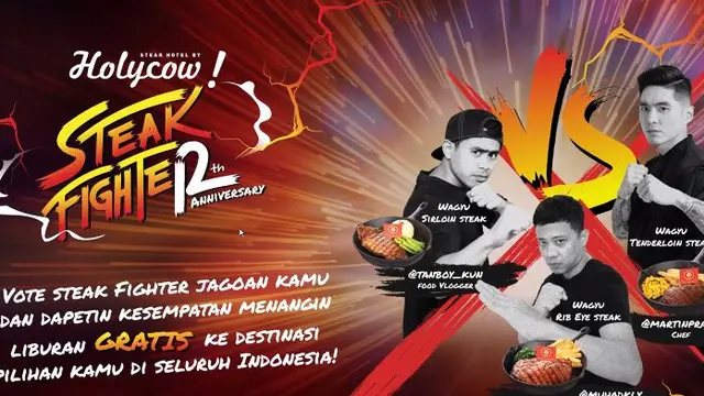 Konferensi pers Steak Hotel by Holycow