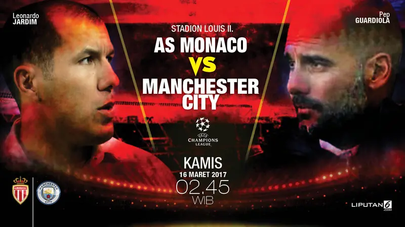 Prediksi AS Monaco vs Manchester City