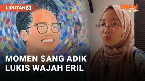 VIDEO: Penuh Haru! Ridwan Kamil Kuatkan Zara saat Melukis Wajah Eril