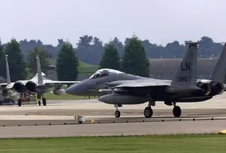Jet tempur F-15 buatan Amerika Serikat (AP)