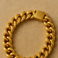 Model Gelang Emas Rantai Tebal untuk Usia 40 Tahun (Foto: ChatGPT)