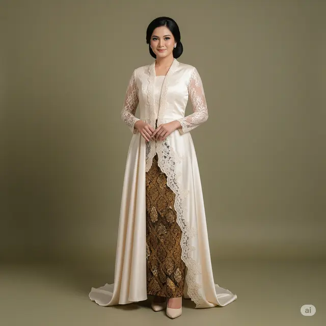 11 Model Baju Satin Kombinasi Brokat Terbaru yang Elegan dan Menawan