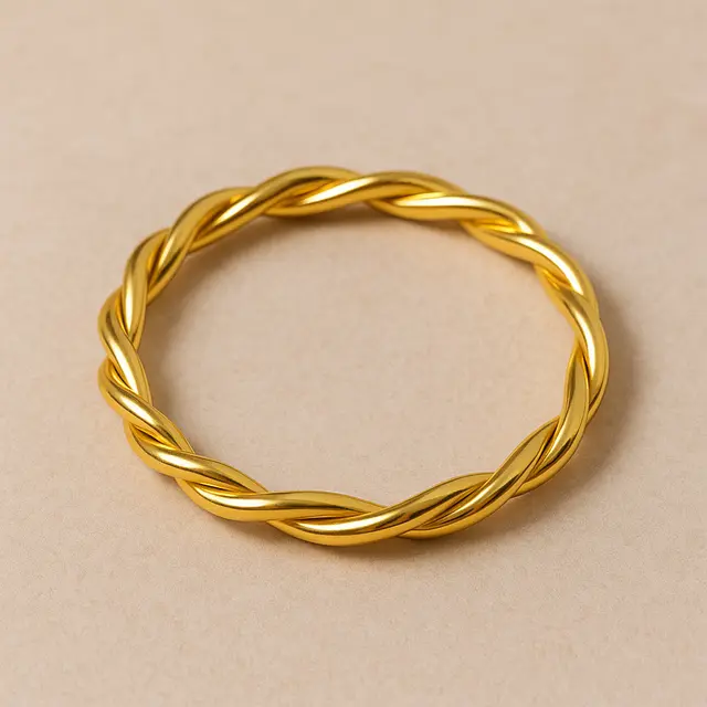 Model Gelang Emas Bangle Ringan dan Kuat