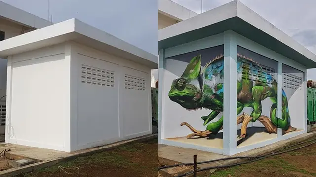 Pria Ini Buat Graffiti 3D, 7 Hasilnya Mengagumkan