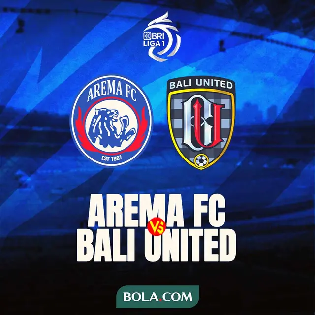 BRI Liga 1 - Arema FC Vs Bali United