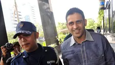 Mantan Bendahara Umum Partai Demokrat, Nazaruddin kembali menjalani pemeriksaan di KPK, Jakarta, (9/10/14). (Liputan6.com/Miftahul Hayat)  