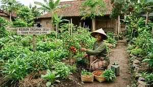 7 Kebun Rumah Konsep Organik di Pekarangan Desa Tanpa Pestisida, Sayuran Segar Tinggal Petik