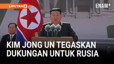 Pemimpin Korea Utara Kim Jong Un menghadiri upacara peletakan batu pertama pembangunan museum memorial di Pyongyang yang didedikasikan bagi prajurit Korea Utara yang bertempur di Kursk, Rusia. Dalam pidatonya, Kim menegaskan kembali dukungan dan pers...