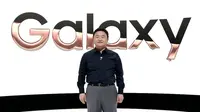 TM Roh di acara live streaming Galaxy Unpacked 2020. (Doc: Samsung)