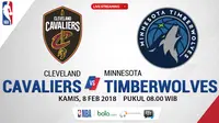 Cleveland Cavaliers Vs Minnesota Timberwolves_2 (Bola.com/Adreanus Titus)