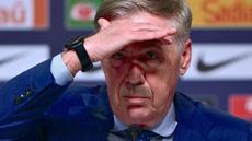 Carlo Ancelotti mengumumkan skuad terbaru Timnas Brasil pada Senin (16/03/2026) waktu setempat menjelang laga uji coba untuk persiapan Piala Dunia 2026. (AFP/Pablo Poricuncula)