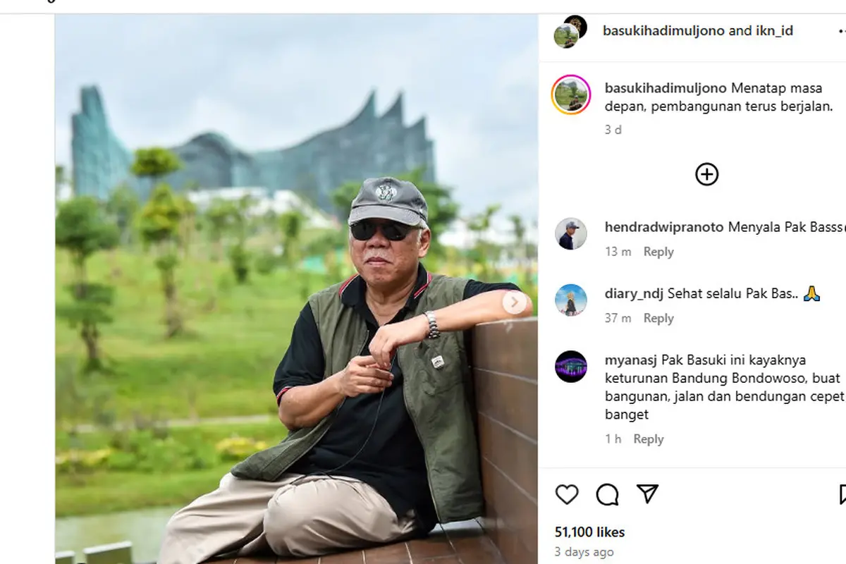 Instagram Basuki Hadimuljono/Instagram resmi