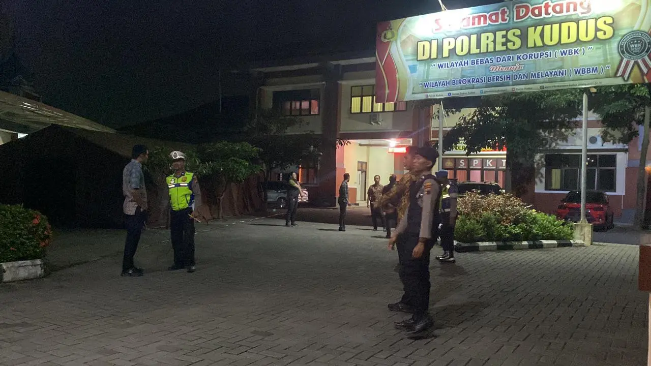 Mapolres Kudus. (Liputan6.com/Arief Pramono)