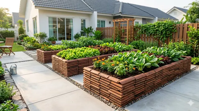 Ide Memanfaatkan Genteng Bekas untuk Taman Rumah. Gemini