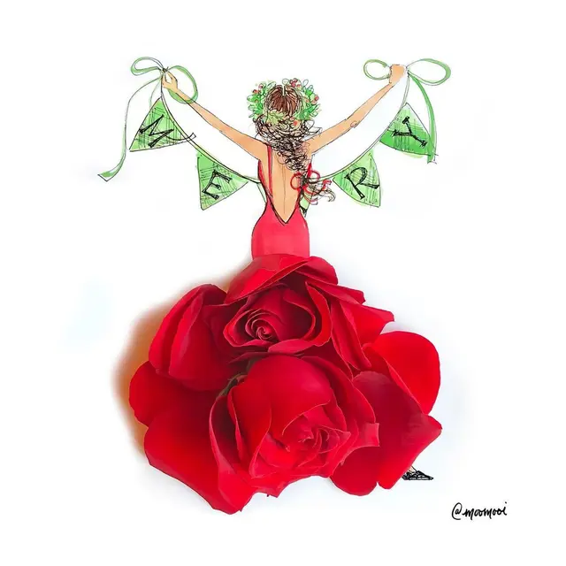 Gambar Rok Diganti Mawar Merah, 6 Karya Lukisan Ini Menakjubkan